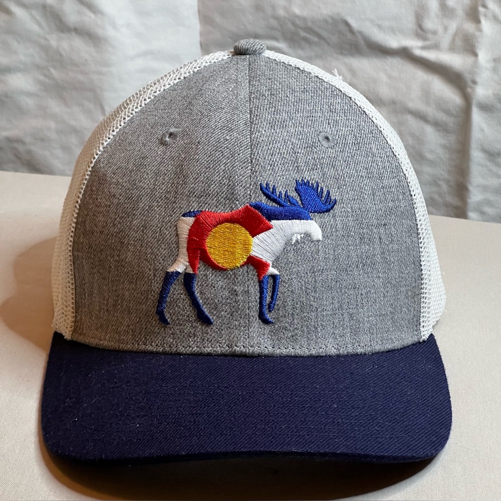 Colorado State Moose Trucker Snapback Hat Unisex, outdoors, vacation, beach,
